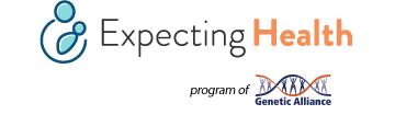 Genetic Alliance-expecting health logo